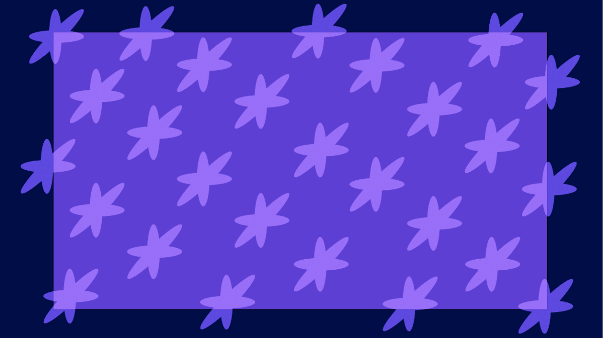 Spartikle logo pattern with contrasting background colors